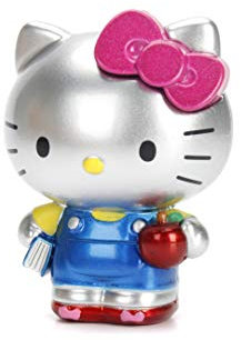 Dickie Toys Hello Kitty Figur aus Druckguss, zum Sammeln, Sammelfigur, 3 Verschiedene Versionen, Lieferumfang: 1 Stück, 6 cm, ab 3 Jahren