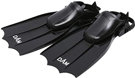 DAM Belly Boat Fins XXL - 2 Flossen für Bellyboote, Bellybootflossen, Schwimmflossen zum Angeln vom Bellyboat