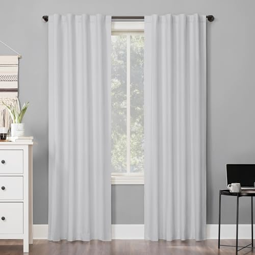 Sun Zero Cyrus 2-Pack Thermal Total Blackout Back Tab Curtain Panel Pair