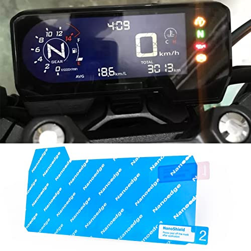 TAZGANTAX Moto Compteur De Vitesse Film Protecteur D'écran Autocollant Tableau De Bord Protection Contre Les Rayures Compatible avec CB650R/CBR650R CB 650 R CBR 650R 2019 2020 2021 2022 2023