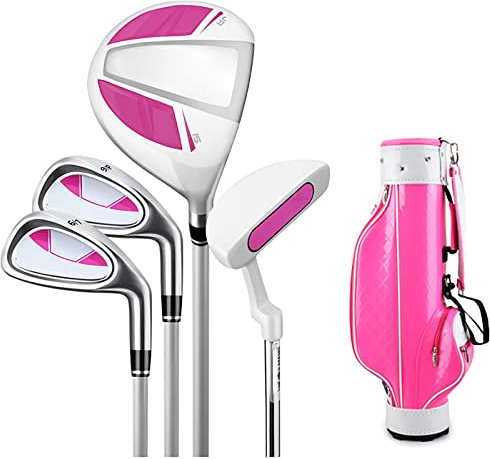 MOLVUS Komplettes Junior-Golfschläger-Set, Rechtshänder, Kinder-Golfset, inklusive Golf-Standbag, für Jungen und Mädchen im Alter von 3–12 Jahren