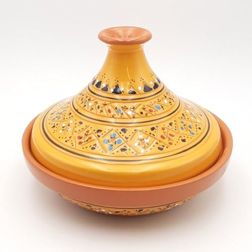 YODECO Tajine individuale svasato Marrakech giallo - D 22 cm
