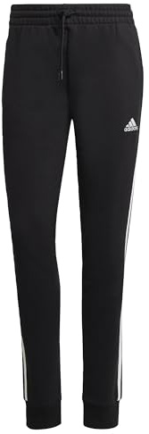 adidas Women's Pantalon à Revers French Terry 3 Bandes Essentials