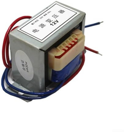 Zilimontt 1PCS Power Unit Transformer 30W EI66*32 Power Transformer Input 220V Output 12V-0-12V 24V-0-24V 12V 24V Power Down Voltage Transformer (Dual output 24V)