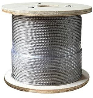 TAIGUHUI Stahlseil L = 1 Meter Durchmesser 1,0mm-8,0mm 304 Edelstahl Draht Seil 7 * 19 Struktur Wirerope Stahl Draht Drahtseil(1.2mm (1 Meter))