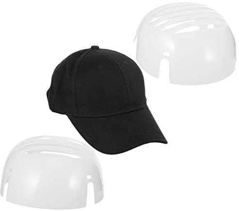 VILLFUL 1 Set Baseballkappe Pe Anstoßkappen Einsatz Baseballmütze Mit Anstoßkappen Einsätzen Sicherheits Anstoßkappen Anstoßkappen Einsatz Zum Schutz Schützender Anstoßkappen Einsatz