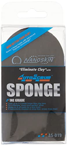 Nanoskin (AS-019) Esponja descontaminante para Coche, Grado Fino