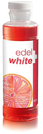 edel+white Mundspülung Fresh + Protect 400ml, 3er Vorteilspack (3x 400ml)