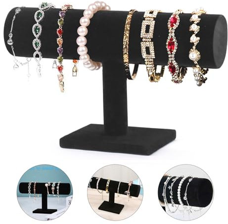JINYJIA Armband Halterung, Samt Armbandhalter T Ständer, Armbandständer, für Aufbewahrung Schmuck bracelets,UhrenKetten