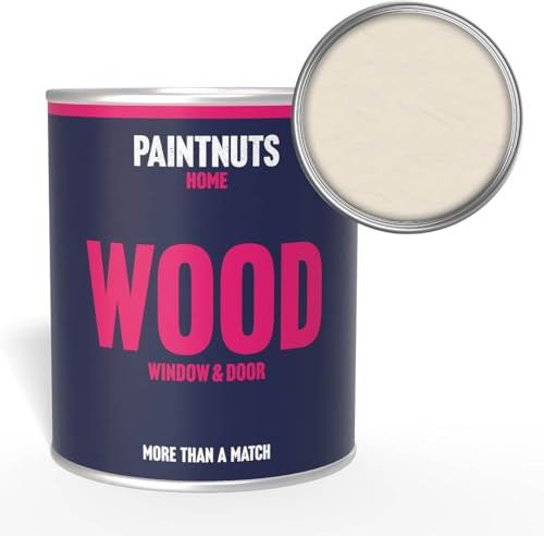 Paintnuts Wood Window & Door Paint - RAL-9001 - CREAM Matt 500ml Tin