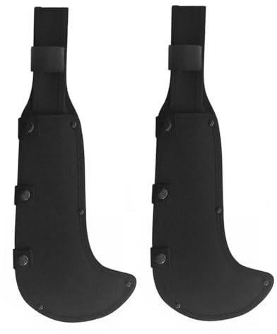Ieron 2 Fundas de Lona Oxford para Hacha y Hoz con trabilla para cinturón, Funda Blanda para Herramientas agrícolas, Funda Protectora para Acampar, barbacoas y Actividades al Aire Libre