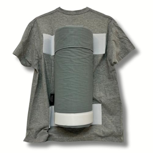 Morfeo Maglietta Antirussamento per Dormire sul Fianco - Cuscino antirussamento – Sistema per Apnee Notturne – 2 T-Shirt con Supporto in Memory Foam Rimovibile – Lavabile e Traspirante – Unisex (XL)
