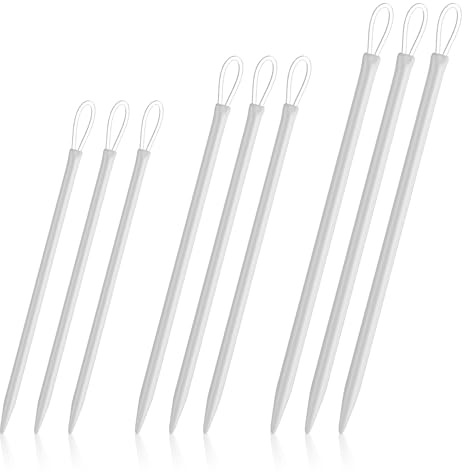 9 PCS Darning Needles for Wool, Nylon Thread Rope Threader Large Eye Tapestry Needle for Weave Hand Weaving Sweater Tools, Wool Needles for Sewing up Knitting Crochet Yarn Embroidery Accessories