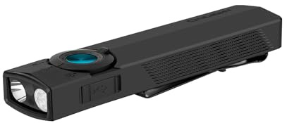 OLIGHT ArkPro Flat Unibody EDC Torch with Multi-Light Sources, Black