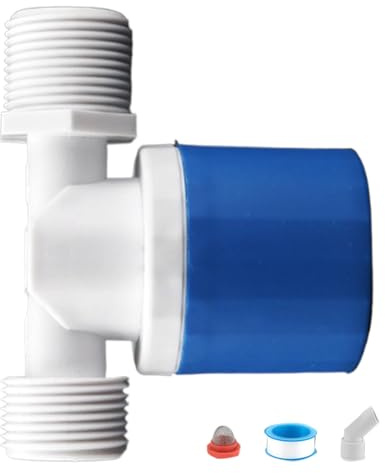 Válvula De Cierre Automático De Agua,Válvula de Flotador de Control de Nivel para Tanques de Agua | Accesorios Automáticos Inteligentes para Fuentes Jardines Tanques Piscinas
