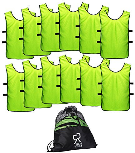 Sport Trikot Leibchen (12er Pack) - Fußball Trainingsleibchen