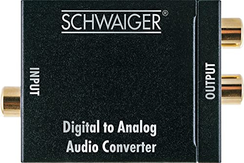 Schwaiger ADW200 513 Audio-Konverter, Schwarz