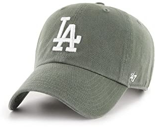 '47 Brand Clean Up Strapback Cap LA Dodgers B-RGW12GWSNL-MSG Khaki, Size:OneSize