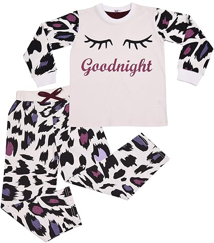 A2Z 4 Kids Girls Traditional Pyjamas - PJS 154 White 13