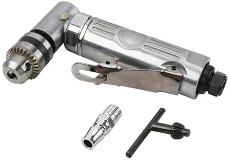 Taladro neumático portátil de 1/4 pulgadas de 90 grados, taladro neumático de ángulo recto, herramienta de taladro neumático, taladro eléctrico