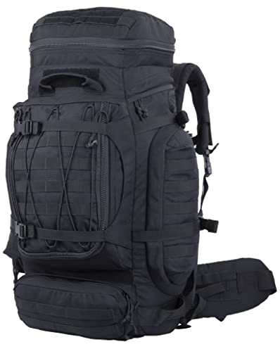BACKFERRY Large Military Tactical Backpack Army Rucksack Internal Frame Hydration and MOLLE Compatible for Camping,Hunting,Backpacking,Hiking and Wild Adventure 70L
