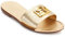 DKNY Damen Sandals Flat Slide, Gold, 40 EU