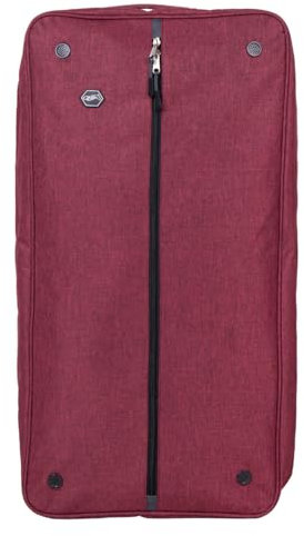 QHP Trensentasche Reißverschluss Griff (Bordeauxrot)
