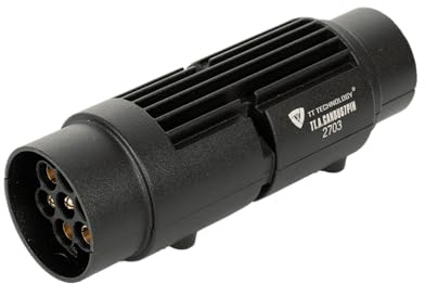 TT Technology CANBUS 7-PIN uttagsadapter för LED-belysning | Förhindrar felmeddelanden i elnätet. Perfekt för trådlösa LED-lampor och ljuslister på släpvagnar med 7-stifts-system.