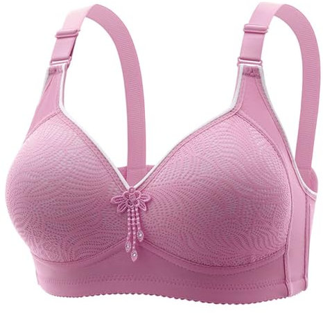 TYUIOP Plus Size Bra Halter Neck Bralettes for Women Add 2 Cup Sizes Bra Strapless Bras for Bigger Bust Withoscent Nursing Bra Latex 4.0 Graceful Breathable Lace Large Size Bra