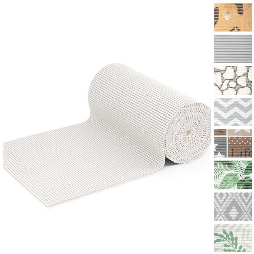 KARAT Weichschaummatte Meterware für Bad Antirutschmatte für Pool & Küche - Badematte aus Schaumstoff zuschneidbare Duschmatte - rutschfeste Badvorleger Bodenmatte 65 x 150 cm White