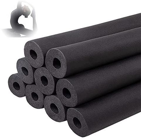 1.90m Tubes D'isolation en Mousse Tuyau D'isolation Thermique Noir Tuyau D'isolation de Climatisation, Épaisseur 20.0mm, ID 22-114.0mm Tuyau Isolation Des Tuyaux(ID22.0mm(7/8))