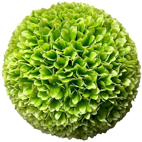 TENAX Dahlia Green Bloom Ø 28 cm Vert, Plante Artificielle en Forme Sphérique, Fleur Type Dahlia, Sphère Décorative pour la Décoration de la Maison et du Jardin, Intérieur et Extérieur