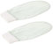 LOORGVEL 2pcs Silk Exfoliating Mitts Soft Silk Bath Scrubber Gloves for Dead Skin Removal Portable Exfoliating Bath Gloves for Shower Travel Smooth Skin Care Accessory