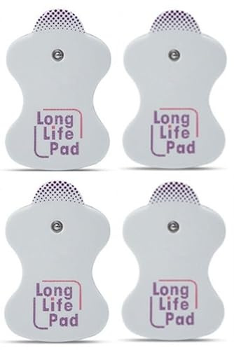 AGAM Life Long Ersättningselektrodkuddar, kompatibla med TENS-apparater (4-pack)