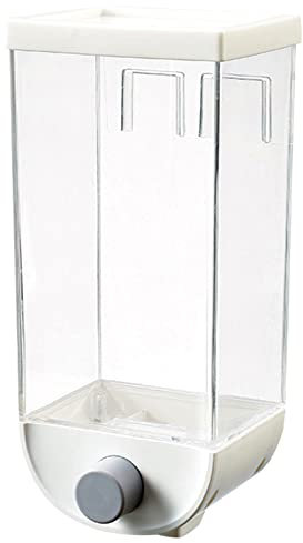 Dispensador de alimentos secos de 1500 ml, dispensador de cereales sin uñas, organizador de almacenamiento de alimentos para cocina, organizador para cereales, mezcla de frutos secos, granola, frutos