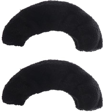 DIYEAH Coperture per Lame di Pattini da Ghiaccio Artistiche Elastiche Xxl Nere, Copriscarpe Assorbenti Antiruggine a Maglia Morbida, Protezione Durevole per Attrezzatura da Pattinaggio