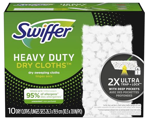 Dry Sweeping Cloths, Heavy-Duty, 10-Ct.
