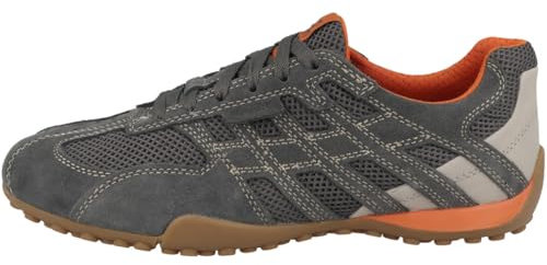 Geox Herren U Snake ORIGINAL A Sneaker, Grey, 42 EU