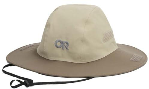 Outdoor Research Seattle Rain Hat | Gore-Tex, Waterproof, Moisture Wicking, Pro Khaki/Morel, X-Large