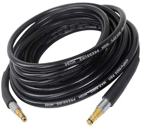 SHYICHENG 10m Hochdruckreiniger Schlauch für Kärcher K2 K3 K4 K5 K6 K7, Hochdruckschlauch mit Quick Connect System, Hochdruckreiniger Zubehör, Hochdruck Verlängerung Ersatzschlauch