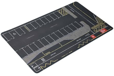 Fenteer 1:64 Diecast Alloy Car Model Parking Lot Mat Vehicle Scene Display Toy Educational Tool for Children Parking Garage Mouse Pad