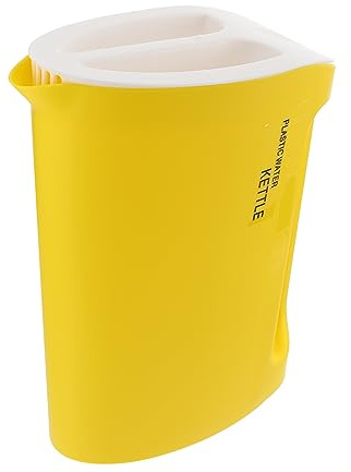 Ipetboom Caraffa Acqua Grande Capacità Con Coperchio Bianco Contenitore Bevande Sicuro e Resistente Per Casa Feste e Picnic