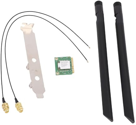 ZDAGELD Scheda Wireless PC, Scheda Wireless WiFi 6E, Banda 6G 5G 2.4G OFDMA MU MIMO WPA3 Crittografia, Supporto per 11 10, Supporto per, per Openwrt