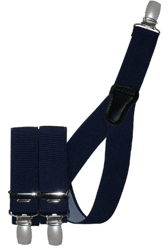 Harrys-Collection Kinderhosenträger mit 3 Clips, Farben:marine