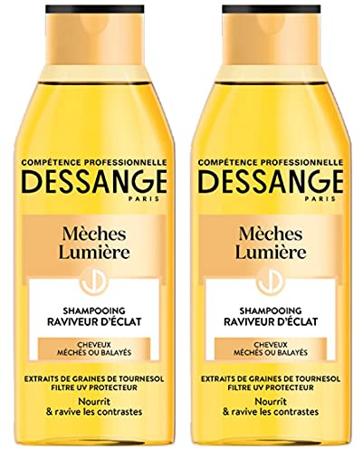 DESSANGE – slingor, ljus, närande schampo för slingat eller borstat hår – 250 ml – 2 stycken