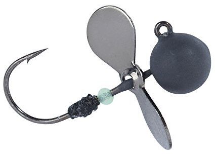 Balzer Shirasu Micro Jig mit Propeller - 3 Jigköpfe zum Spinnangeln auf Barsch & Forelle, Jighaken mit Spinnerblatt, Bleiköpfe, Größe/Gewicht:Gr. 4 / 3g