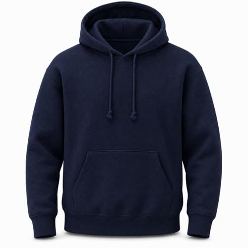 Mellor Design Unisex Pullover Hoodie – Classic Fit Hooded Sweatshirt for Men & Women – Casual Plain Hooded Top