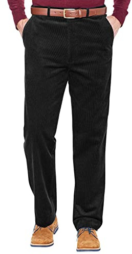 Chums | Homme | Pantalon en Velours Côtelé à Taille Élastique | Noir