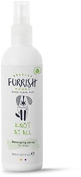 Furrish Knot At All Detangling Spray - Dog Grooming Solution - Effective Tangle and Knot Removal - Nourishing and Conditioning Formula - 300ml