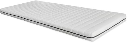 Vente-unique-Matratze - 80 x 190 cm - Schaumstoff - mit abnehmbarem Bezug - Stärke 10 cm - NASUS von YSMÉE